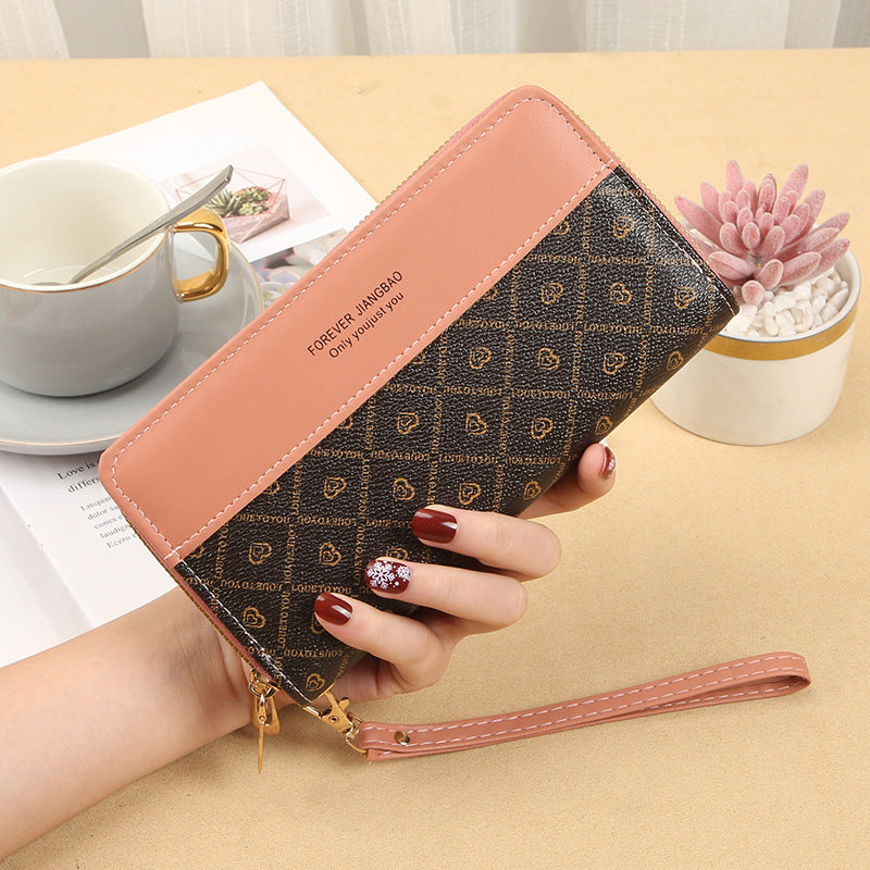 Women's Color Matching Clutch Summer Versatile Fashion Ladies Wallets
