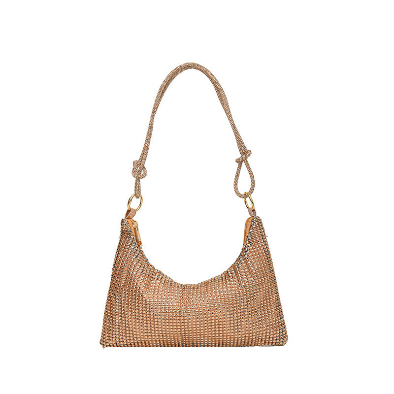 Women's Personalized Diamond Trendy Fashion Western Style Shoulder Bags