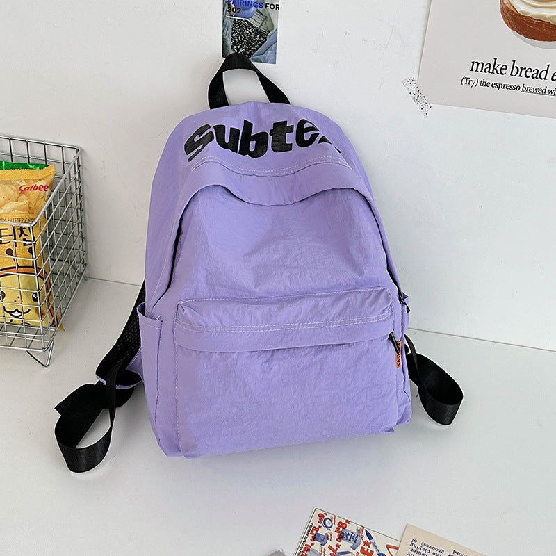Female High College Junior Durable Large Backpacks
