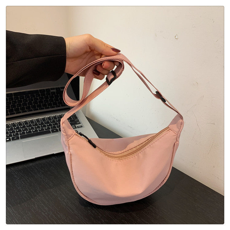 Women's Retro Trend Solid Color Lightweight Texture Bags