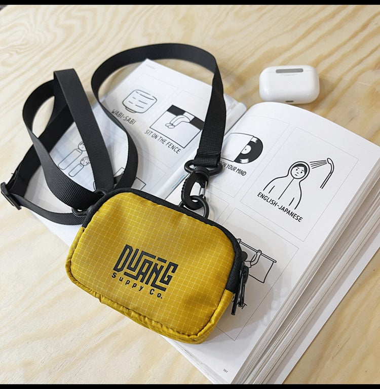 Fashion Earphone Niche Street Mini Decorative Men's Messenger Bags