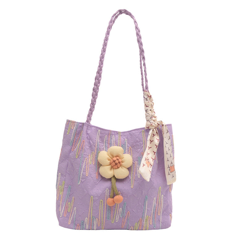 Women's Canvas Large Capacity Summer College Class Shoulder Bags