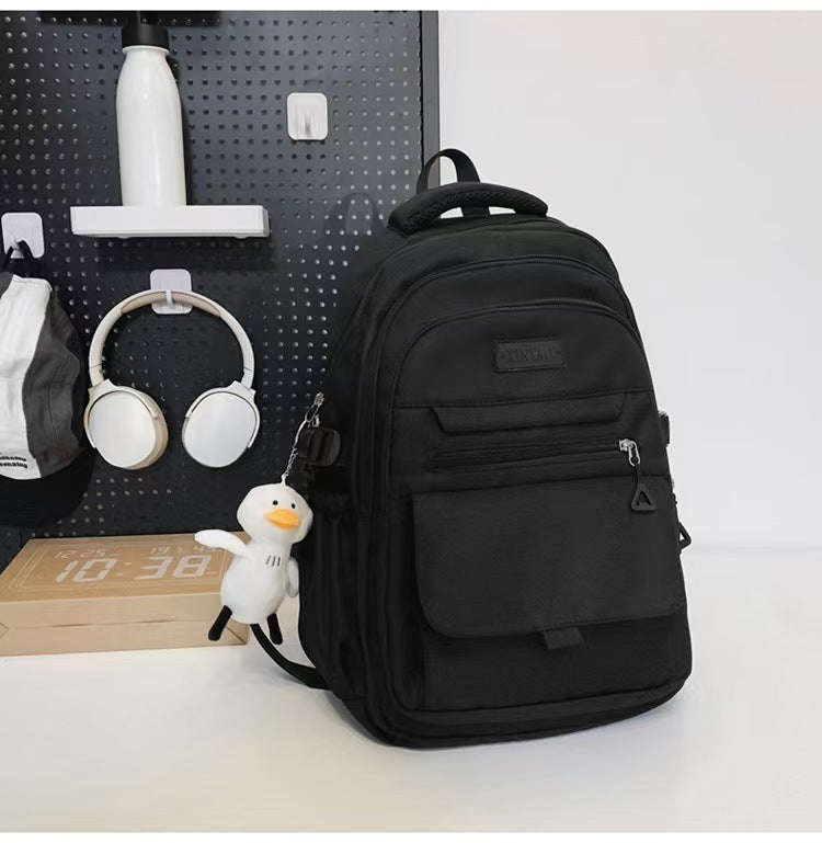 Design Female Junior College Style Solid Backpacks
