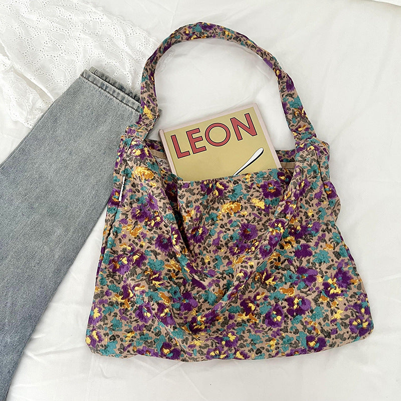 Women's Korean Style Versatile Large Capacity Shopping Shoulder Bags