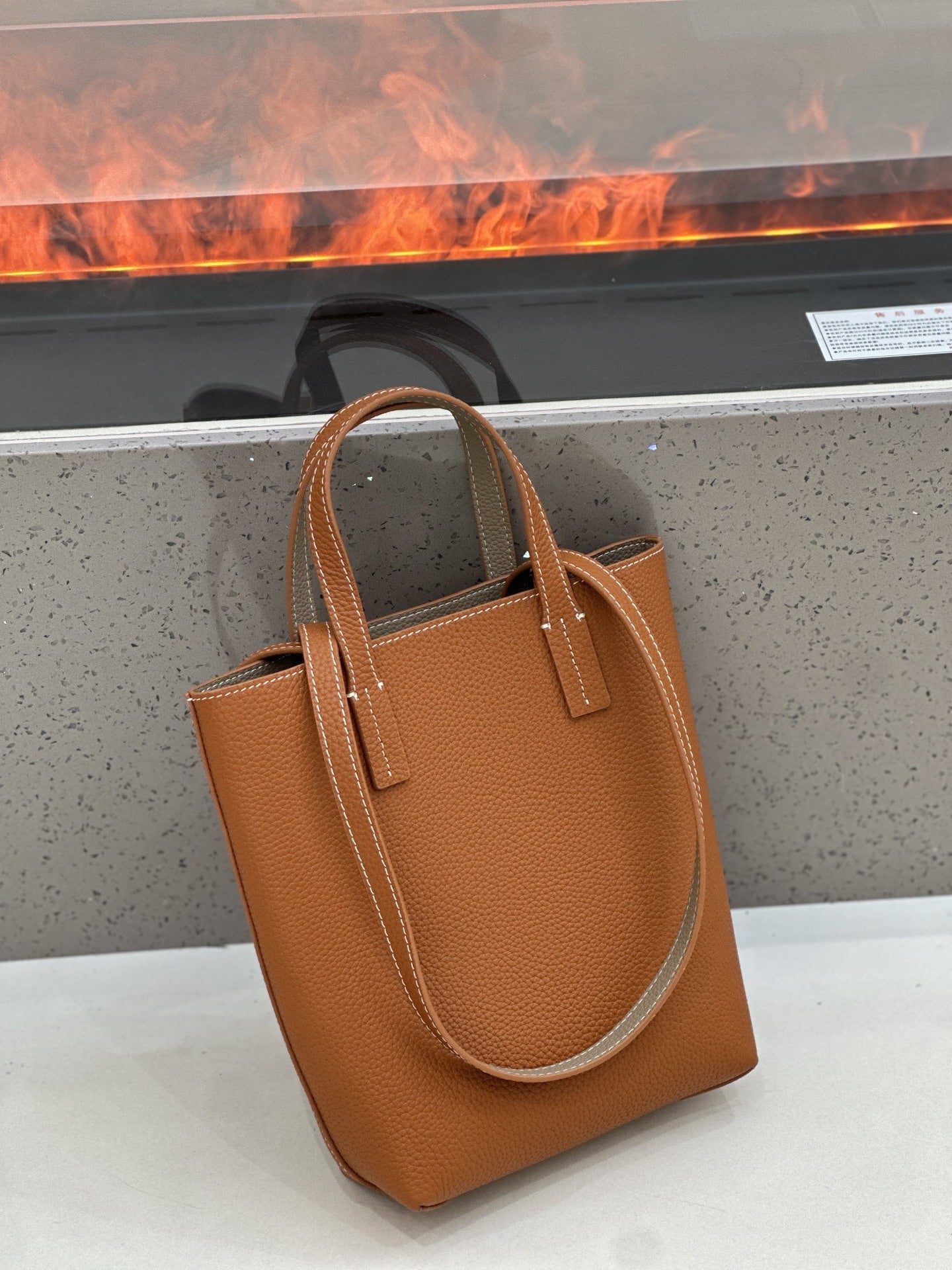 Trendy Korean Double-sided Shopping Basket Open Bags