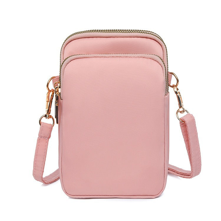 Women's Mobile Mini Canvas Trendy Vertical Zero Phone Bags