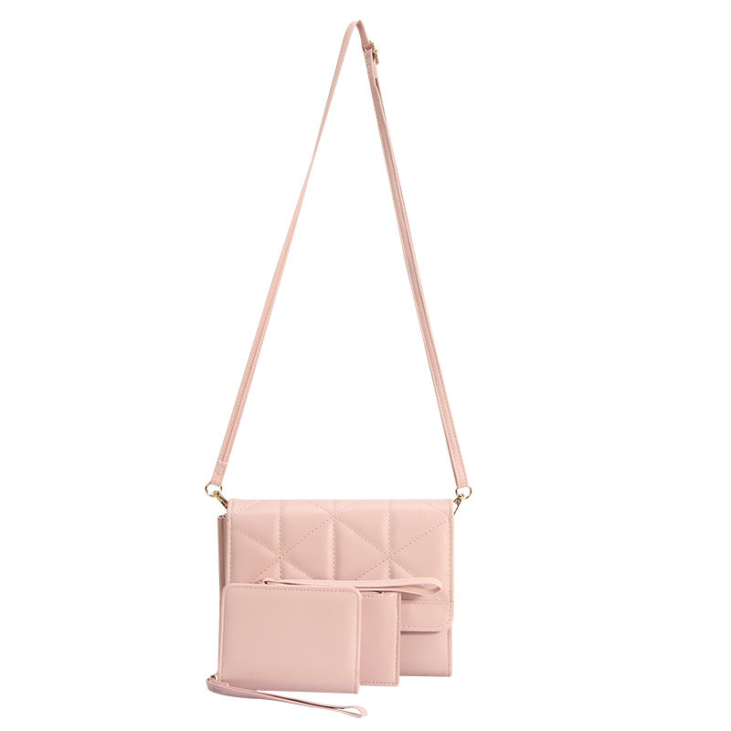 Women's Mobile Three-piece Set Design Fashionable Simple Phone Bags