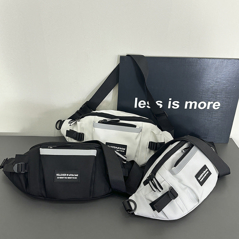 Men's Waterproof Tooling Style Fashion Large Capacity Men's Chest Bags