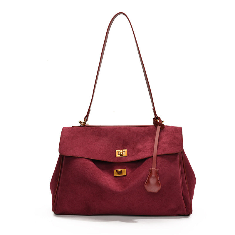 Women's Frosted Vintage Large Capacity Simple Fashion Shoulder Bags