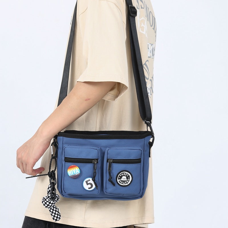 Men's Trendy Popular Slouchy Fashion Mobile Men's Messenger Bags