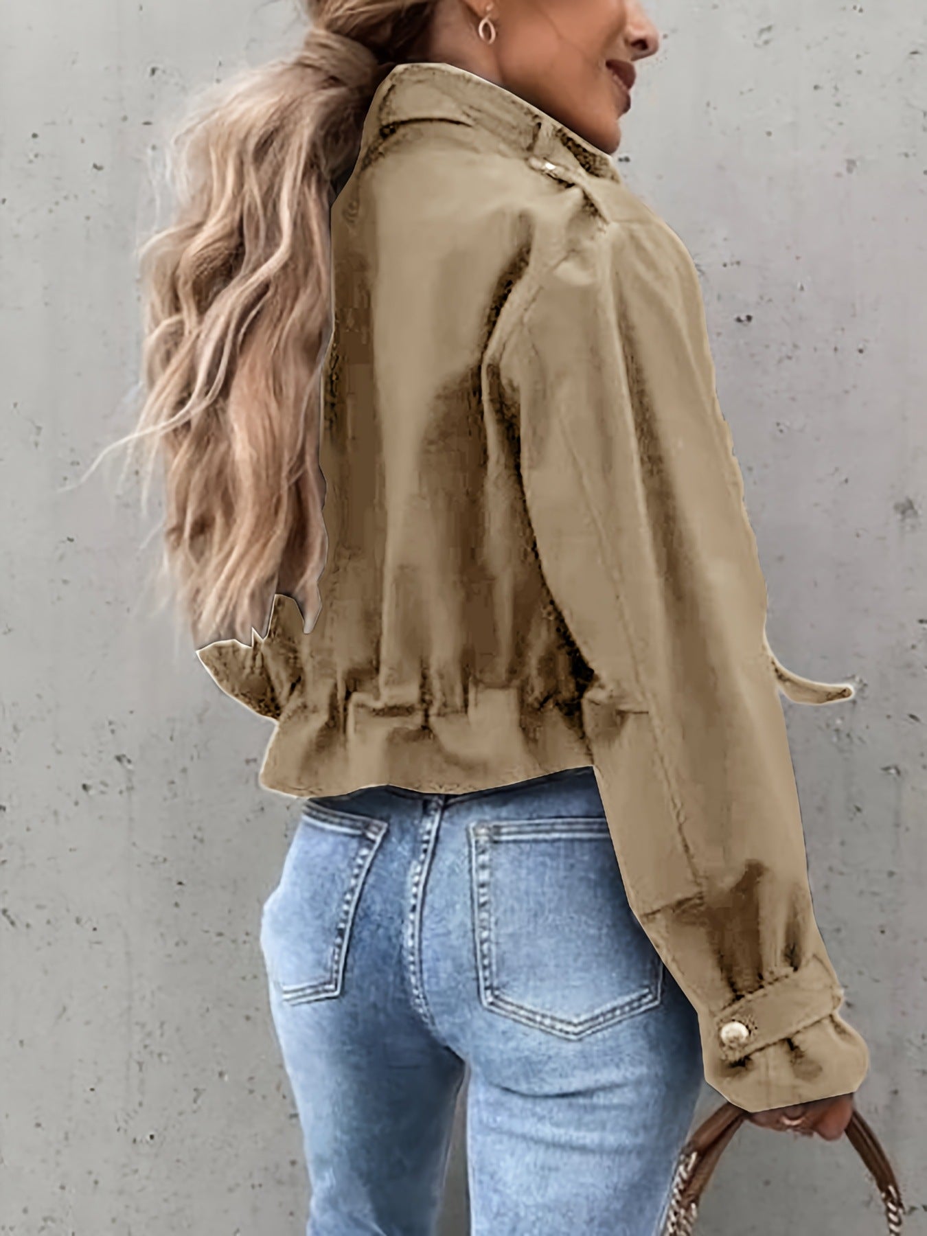 Women's Popular Slouchy Versatile Lapel Retro Shorts
