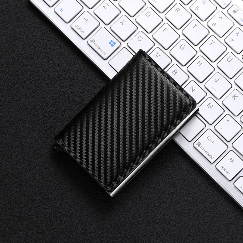 Women's & Men's & Metal Automatic Pop-up Cassette Refined Card Holder