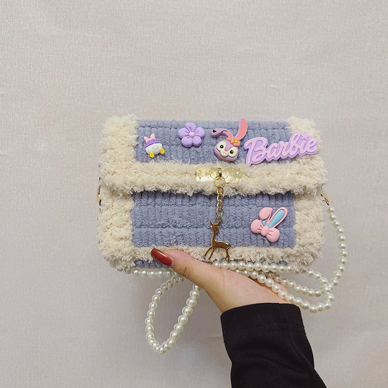 Hand-woven Cartoon Homemade Material For Free Crossbody Bags