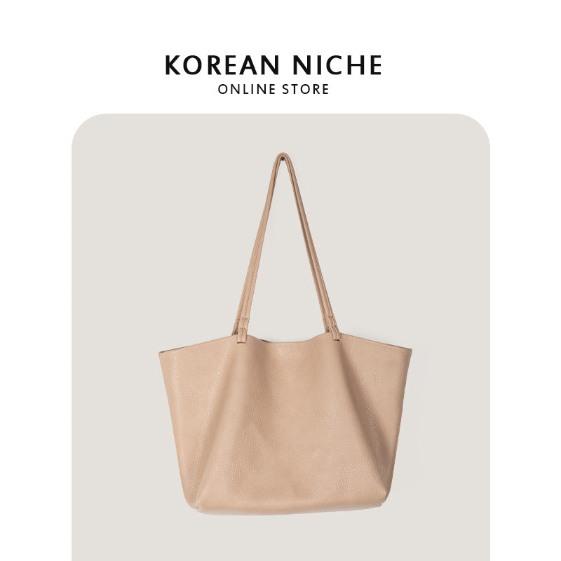 Women's Pattern Soft Leather For Underarm Simple Tote Bags