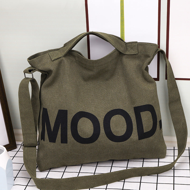 Women's & Men's & Canvas Large Capacity Korean Style Crossbody Bags