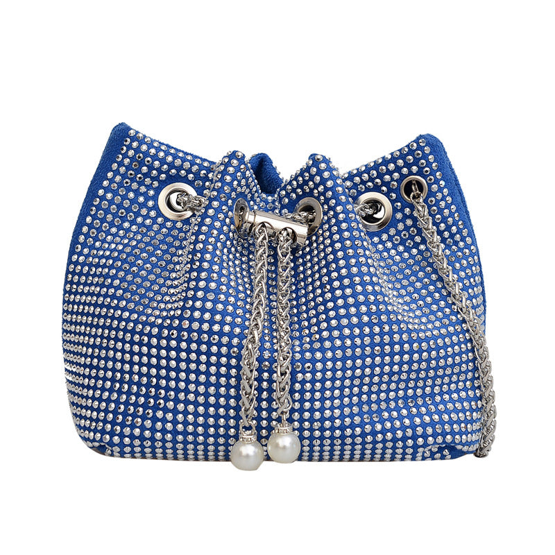 Women's Diamond Simple Stylish Large Capacity Rhinestone Shoulder Bags