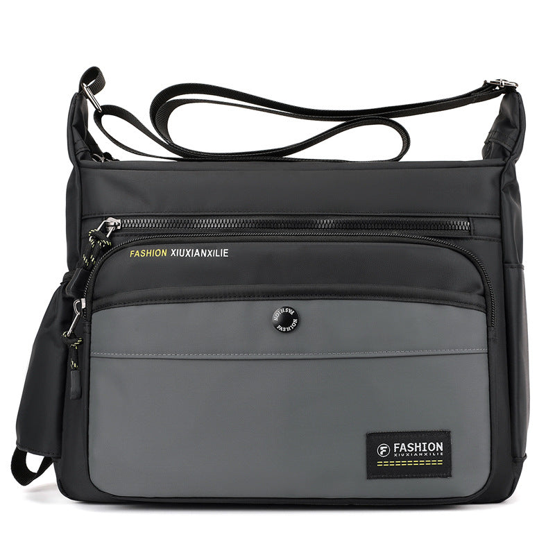 Men's Simple Oxford Cloth Cashier Stall Men's Shoulder Bags