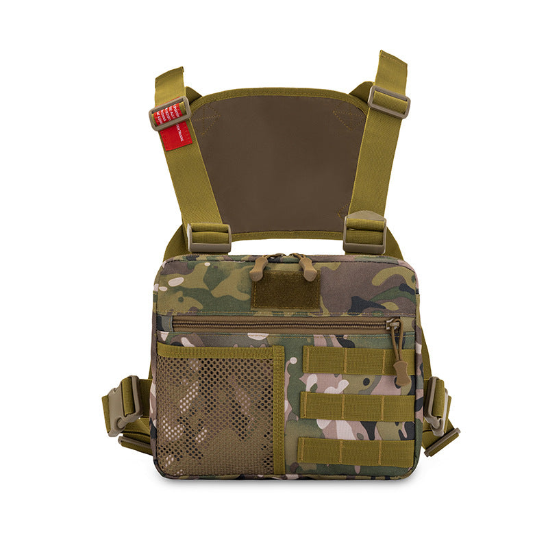 Men's Vest Jacket Camouflage Camping Motorcycle Backpacks
