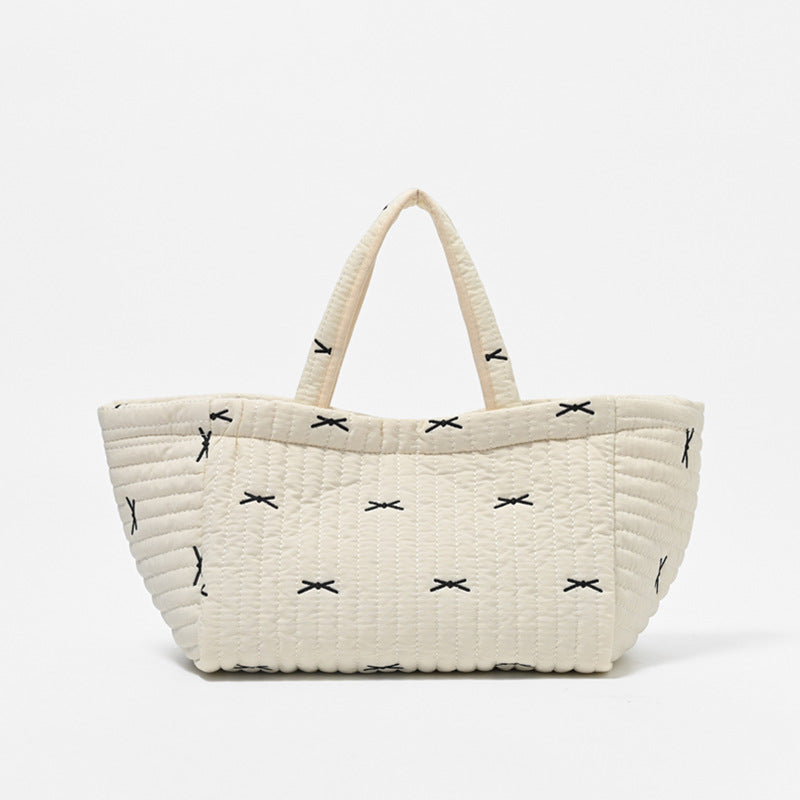 Cotton Mummy Washed Fabric Short Distance Bags