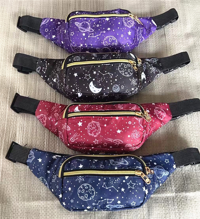 Women's Composite Cloth Zipper Fashion Advertising Gift Men's Waist Packs