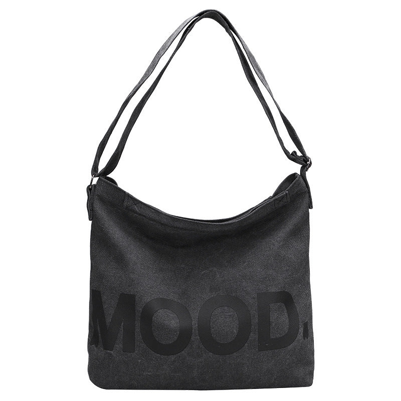 Women's & Men's & Canvas Large Capacity Korean Style Crossbody Bags
