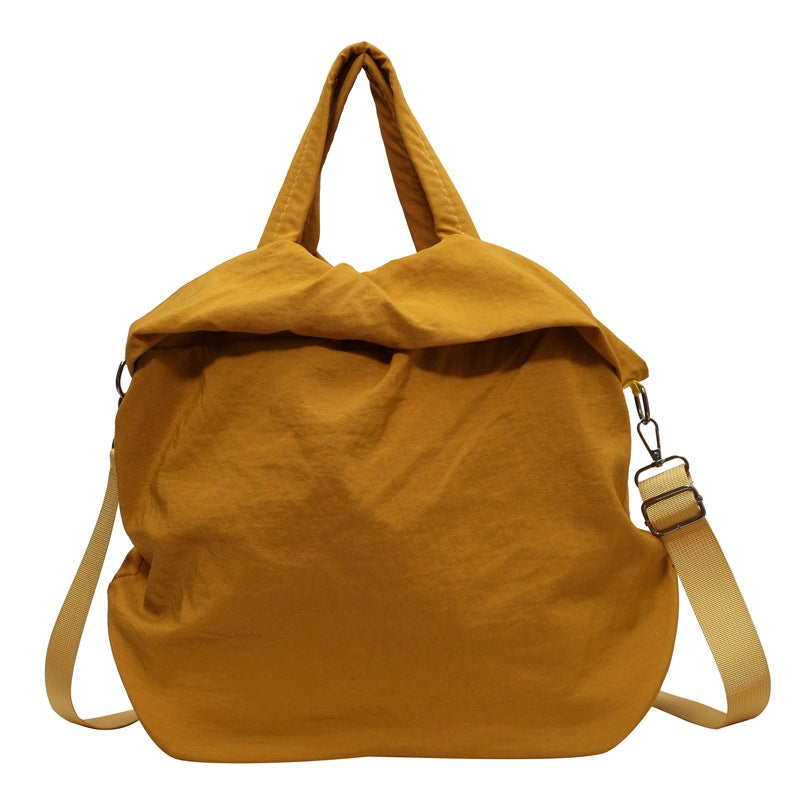 Women's Nylon Fashion Large Capacity Canvas Solid Shoulder Bags