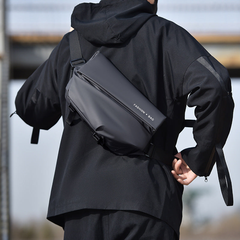 Men's Motorcycle Trendy Cool Multifunctional Lightweight Waterproof Men's Messenger Bags
