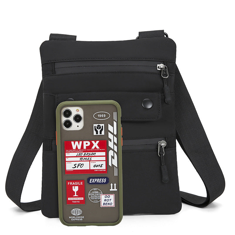 Men's Hanging Water-repellent Cloth Mobile Document Trendy Bags