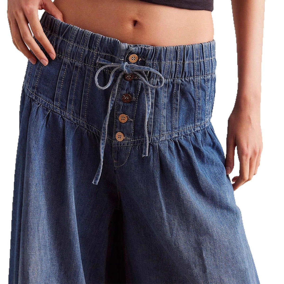 Women's Pretty Draping Slimming Casual Trousers Jeans