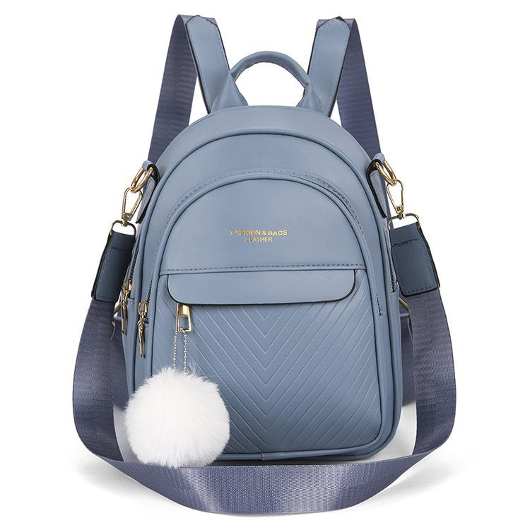 Women's Simple Rhombus Double Retro Diaper Shoulder Bags