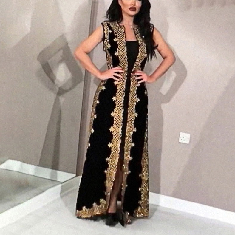 Women's Sexy Cloak Inner Dress Two-piece Set Wedding Dresses