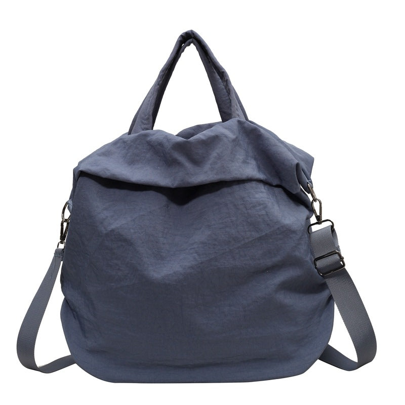 Women's Nylon Fashion Large Capacity Canvas Solid Shoulder Bags
