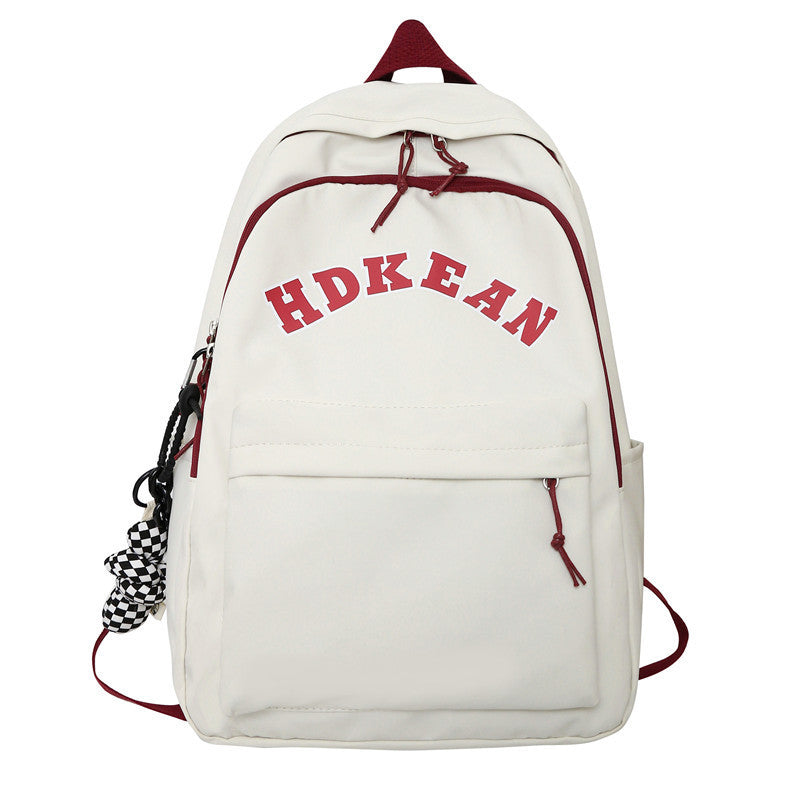 Female Korean Style Simple College High Backpacks