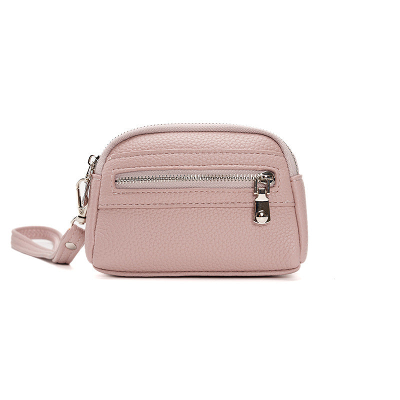 Women's Mini Large Capacity Double Zipper Multifunction Ladies Wallets