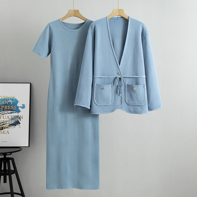 Women's Leisure Loose Fashion Long Two-piece Suits