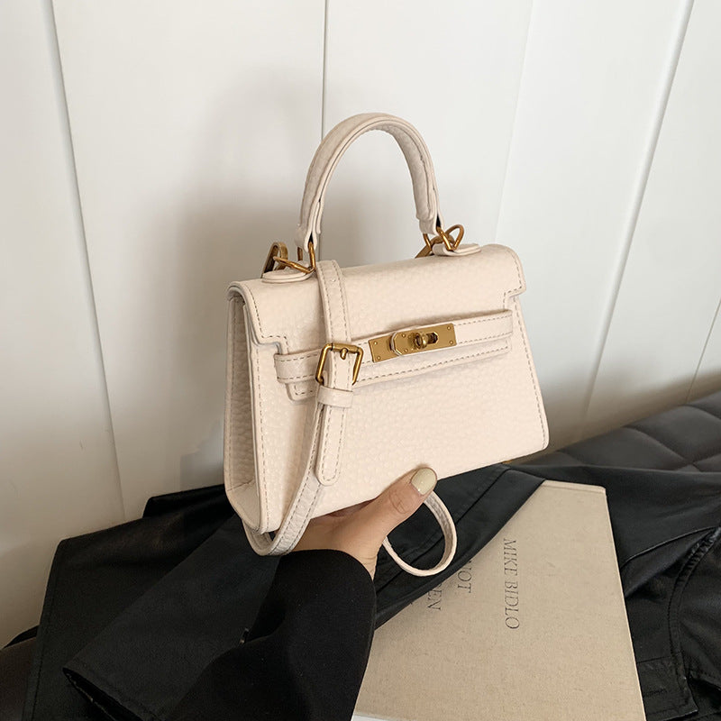 Women's Fashion Advanced Texture Niche Portable Kelly Shoulder Bags