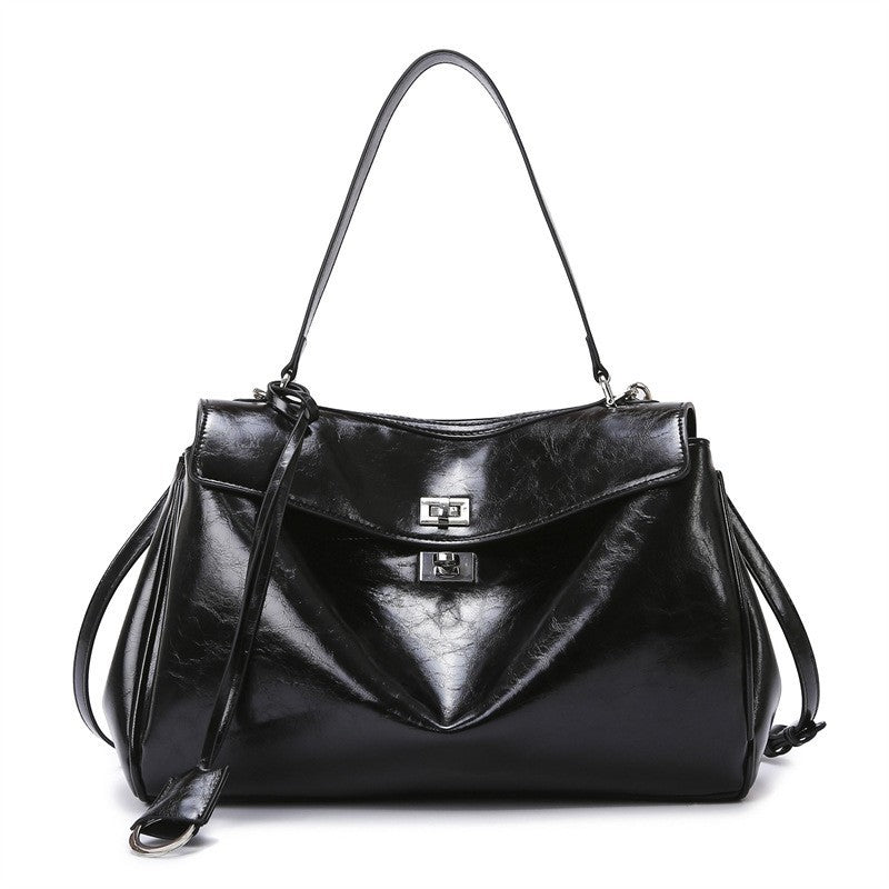 Women's Popular Large Capacity Commuter Textured Handbags