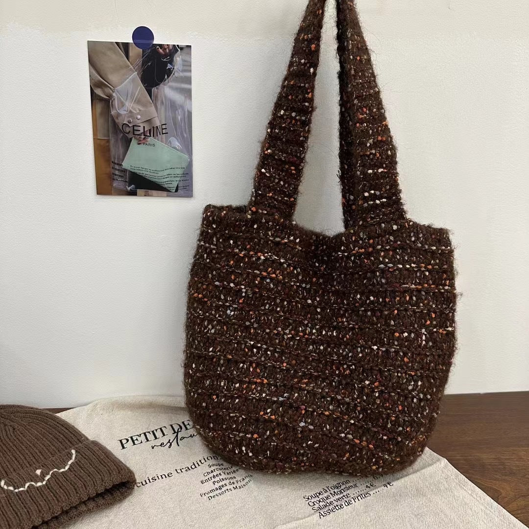 Design Shiny Colorful Vest Gold Thread Armpit Bags