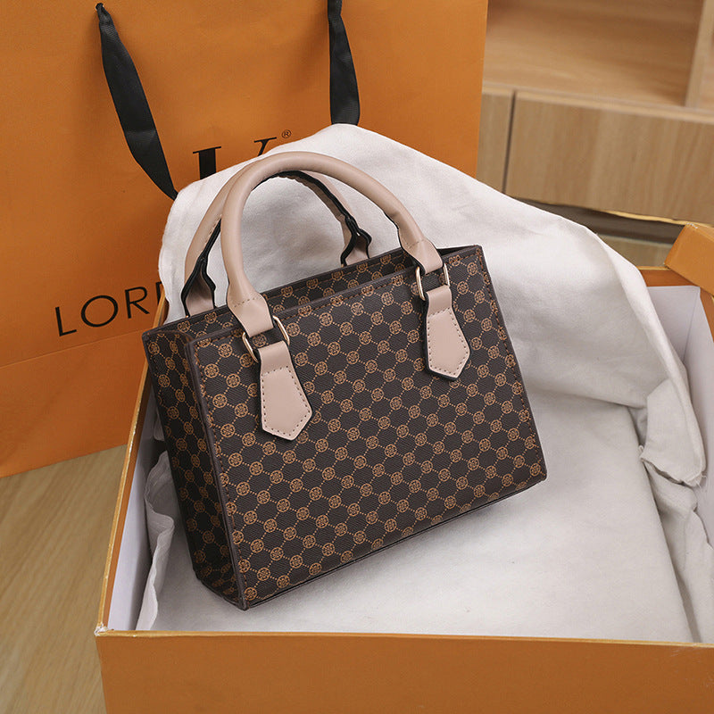 Women's Printed High-grade Trendy Elegant Korean Style Small Square Bags