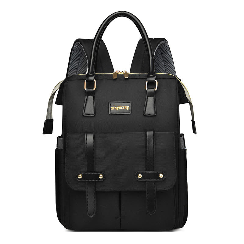 Fashion Solid Color Mummy Mother Female Backpacks