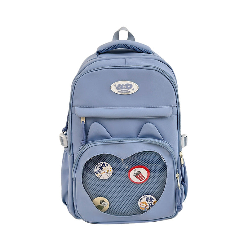 College Male High Junior Love Kitten Backpacks