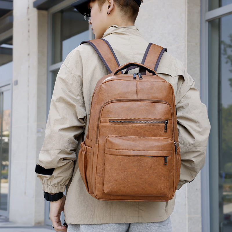 Men's Classic Vintage Fashion Male Trendy Backpacks