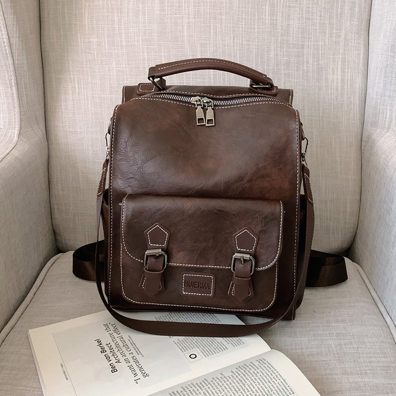 Women's Preppy Style Vintage Fashion Large Capacity Backpacks