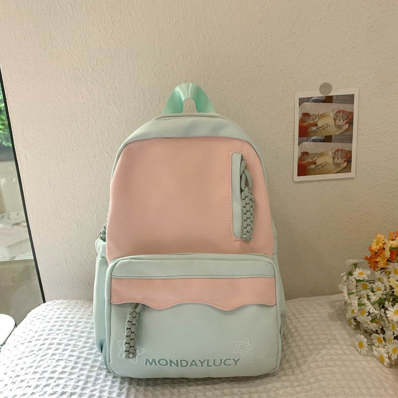 Soft Bubble Show Female College Convenient Backpacks