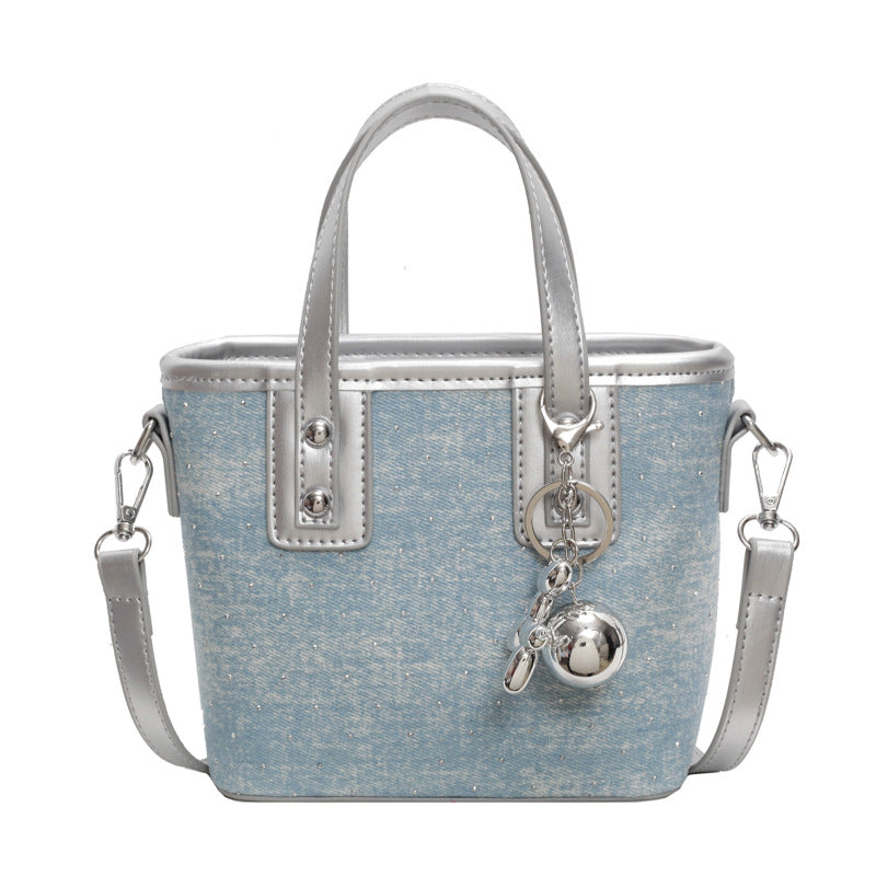 Women's Popular Summer Textured Hand Holding Crossbody Bags