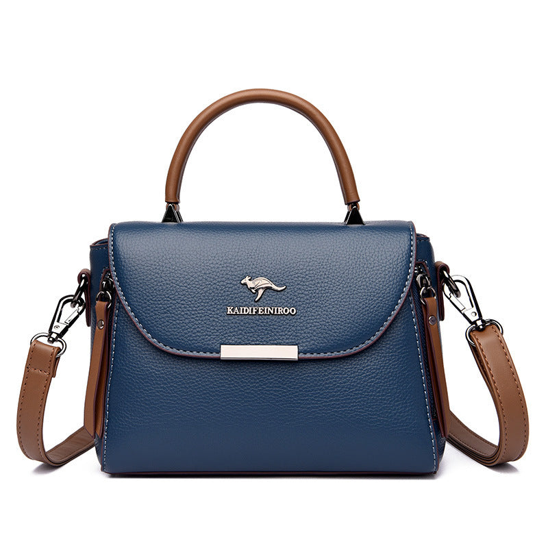 Women's Elegant Female Fashion Color Contrast Shoulder Bags