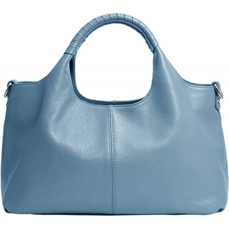 Women's Large Capacity Simple Soft Leather Crossbody Bags