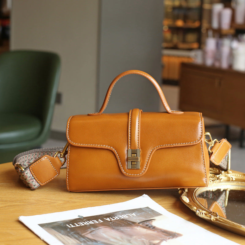 Women's Genuine Leather Niche High-grade Mild Luxury Shoulder Bags