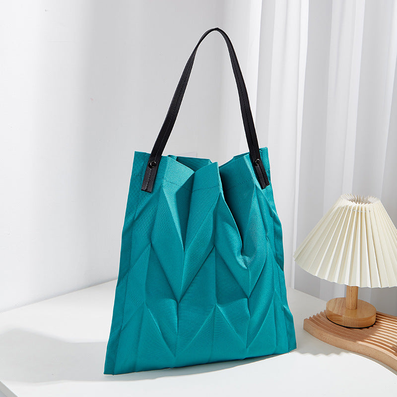 Trendy Design Geometric Canvas Large Capacity Bags
