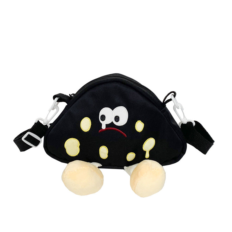 Cheese One Cute Cartoon Canvas Triangle Crossbody Bags